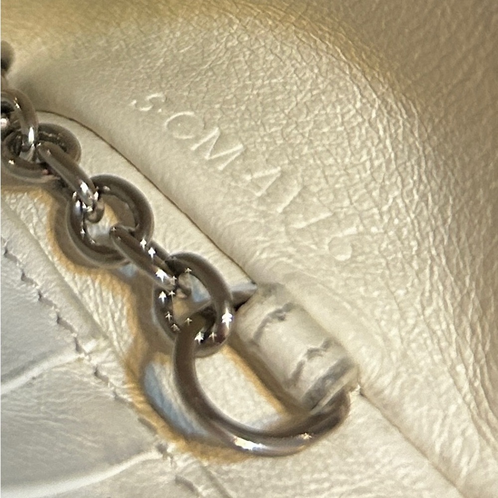 Celine Ivory & Purple Leather Keychain Wristlet - Picture 8 of 14